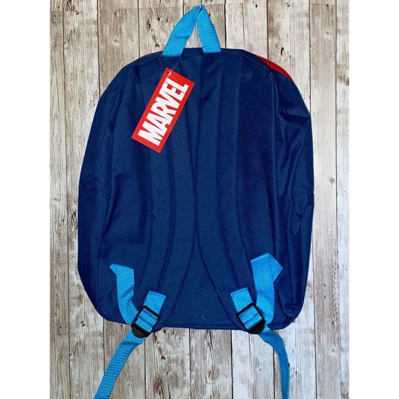 NWT Kids Marvel Super Heroes Bookbag Backpack Hulk Captain America Ironman Thor - Picture 2 of 5